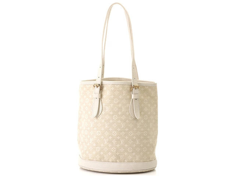 LOUIS VUITTON Bucket Mono Lin Jeune pouch